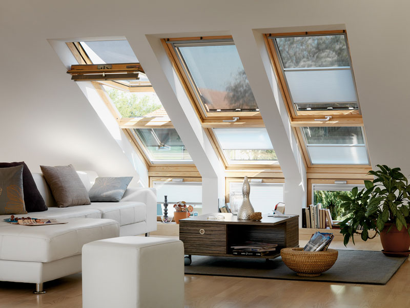 Мансардные окна VELUX  – много света и свежего воздуха